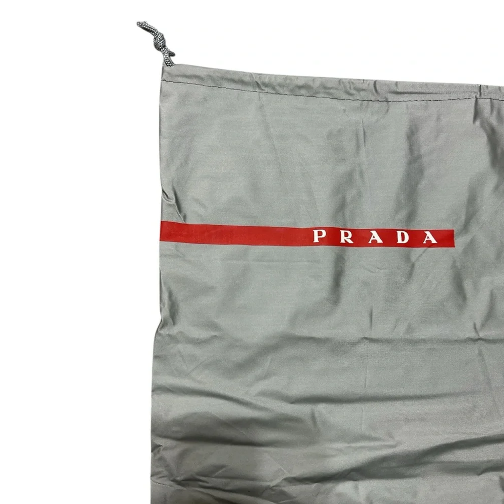 116. Prada Gray Dust Bag
